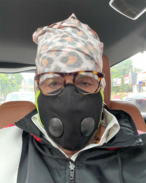 Amitabh Bachchan resumes Goodbye shoot, shares a glimpse from his ‘first day shooting after lockdown 2.0’