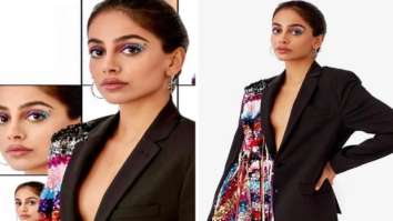Banita Sandhu dons plunging neckline blazer and Euphoria style makeup