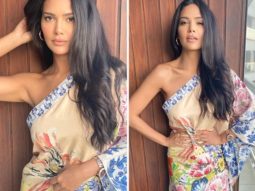Esha Gupta looks swoon-worthy in one-shoulder Kaftan dress