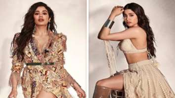 Janhvi Kapoor exudes elegance in floral thigh-high slit dress for Elle India