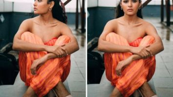 Jayeshbhai Jordaar actress Shalini Pandey dominates in strapless orange jumpsuit