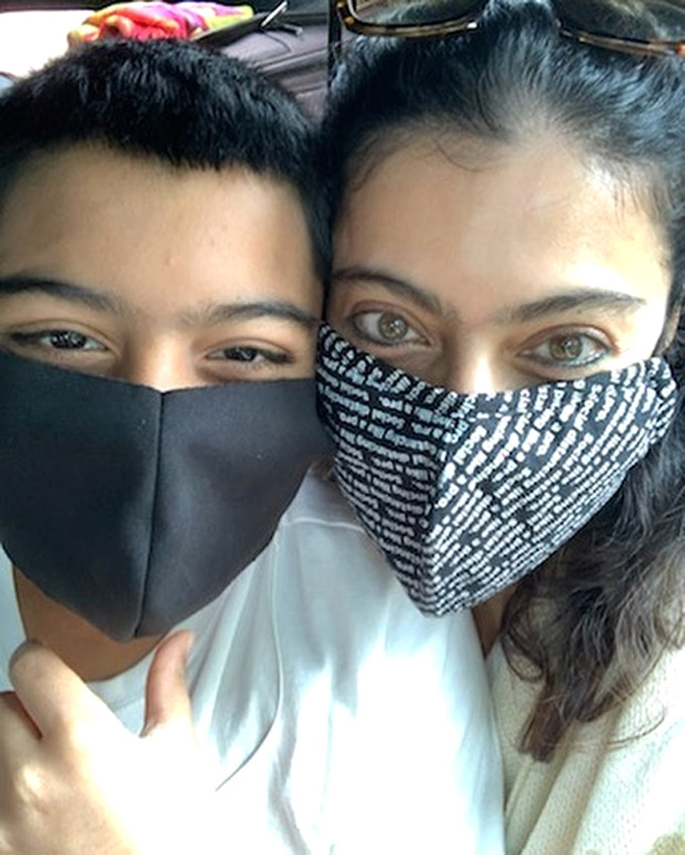 Kajol and son Yug are ‘masked bandits’ in an adorable selfie