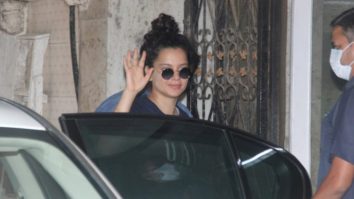 Kangana Ranaut spotted outside pilates gym in Santacruz