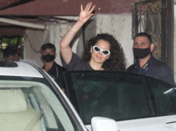 Kangana Ranaut spotted outside pilates gym in Santacruz