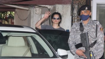 Kangana Ranaut spotted post gym in Santacruz