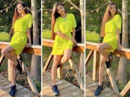 Khatron Ke Khiladi 11: Anushka Sen dons a trendy neon mesh athleisure wear in Cape Town