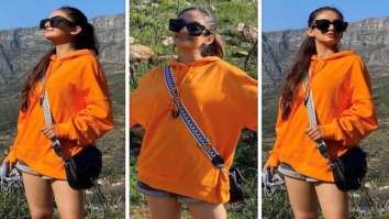 Khatron Ke Khiladi 11: Anushka Sen keeps it casual in oversized sweatshirt and denim shorts