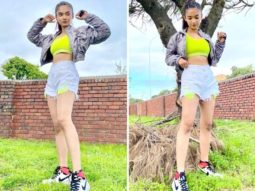 Khatron Ke Khiladi 11: Anushka Sen’s summer staple includes neon crop top, denim shorts and bomber jacket