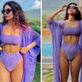 Khushi Kapoor sets the internet on fire in lavender bikini
