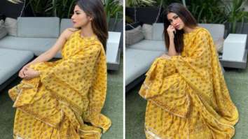 Mouni Roy exudes elegance in an affordable yellow sharara set Mouni Roy exudes elegance in an affordable yellow sharara set