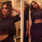 Mouni Roy is on fierce mode in black crop top and skirt worth Rs. 24,722