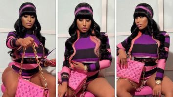 Nicki Minaj is luxury queen in Louis Vuitton bodysuit and purse worth over Rs. 3.6 lakh