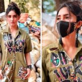 Patiala Babes actress Ashnoor Kaur makes a splash in graphic jumpsuit and mustard sneakers