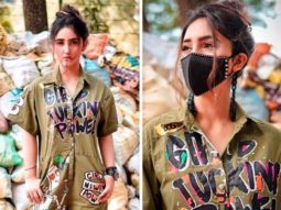 Patiala Babes actress Ashnoor Kaur makes a splash in graphic jumpsuit and mustard sneakers