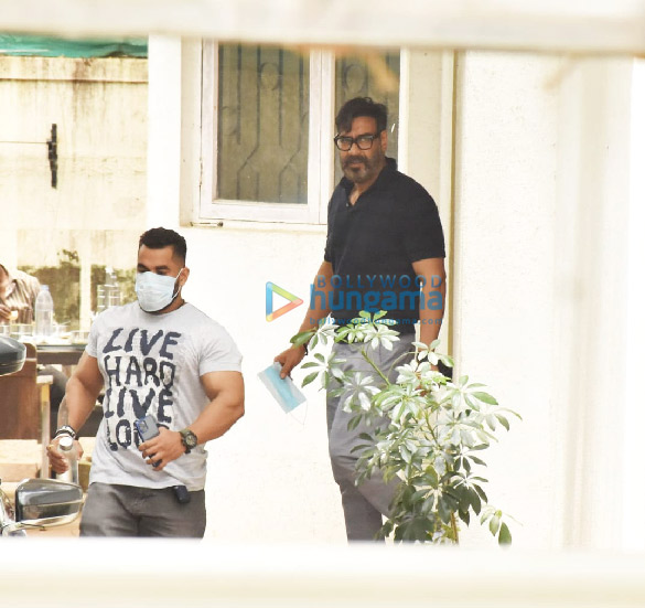 photos ajay devgn spotted at a dubbing studio in juhu 1