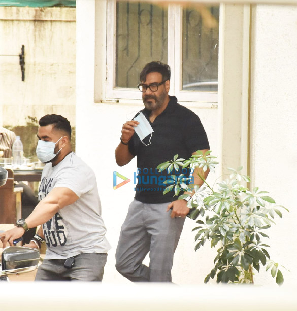 photos ajay devgn spotted at a dubbing studio in juhu 2