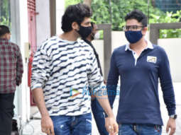 Photos: Kartik Aaryan and Bhushan Kumar snapped at T-Series office in Andheri