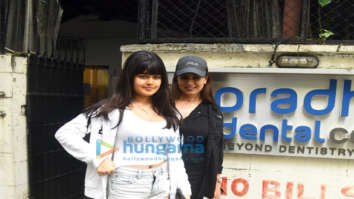 Photos: Mahima Choudhary snapped with her daughter at a clinic in Juhu