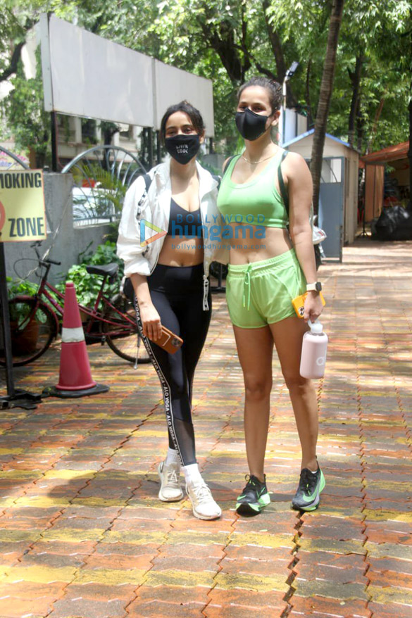 Photos: Neha Sharma and Aisha Sharma spotted in Bandra