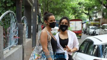 Photos: Neha Sharma and Aisha Sharma spotted in Bandra