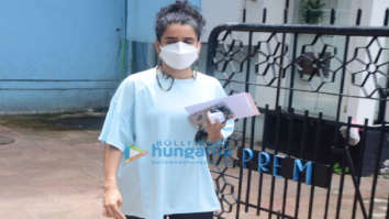 Photos: Sanya Malhotra spotted at a clinic in Bandra