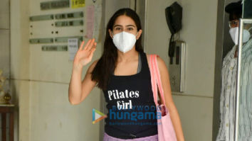Photos: Sara Ali Khan spotted at Ronnie Screwvala’s office