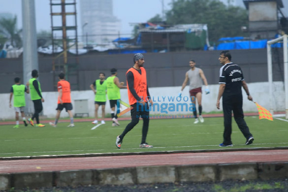 photos tiger shroff disha patani ranbir kapoor arjun kapoor and others snapped during a football match practice 5