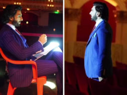 Ranveer Singh looks dapper in blue suit as he resumes shooting
