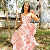 Sarah Jane Dias exudes summer vibes in strappy maxi dress with red motifs (1)