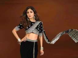 Shilpa Shetty flaunts her perfect figure in velvet crop top and skirt worth Rs. 46,000