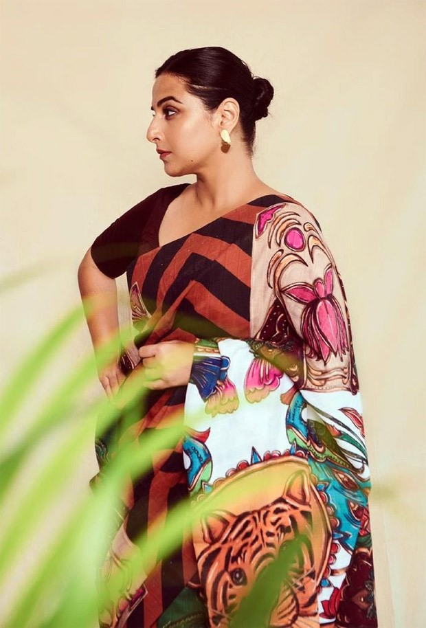 Vidya Balan exudes fierceness in 'Sherni' inspired saree
