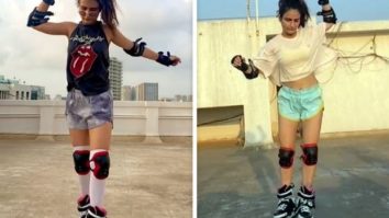 Fatima Sana Shaikh falls and trips but ultimately gets the trick right, see video!