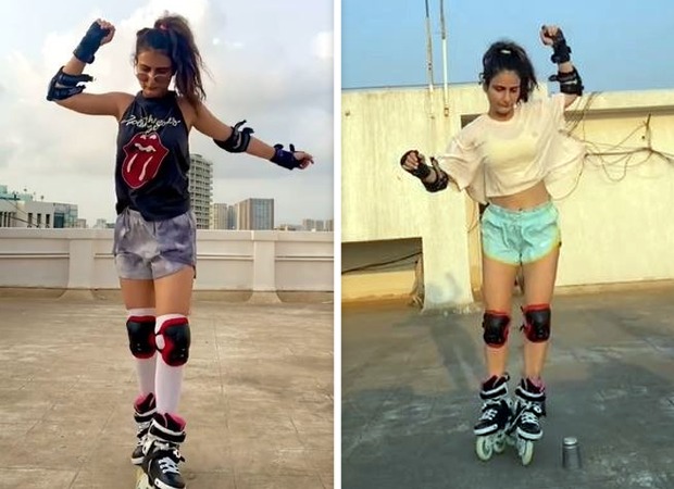 Fatima Sana Shaikh falls and trips but ultimately gets the trick right, see video!