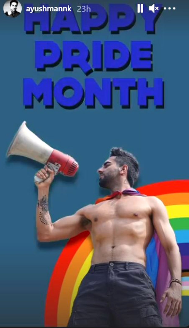 As actors, we are fortunate that we can raise awareness for important issues’ : Ayushmann Khurrana on why he chose to bring attention to the new Pride flag