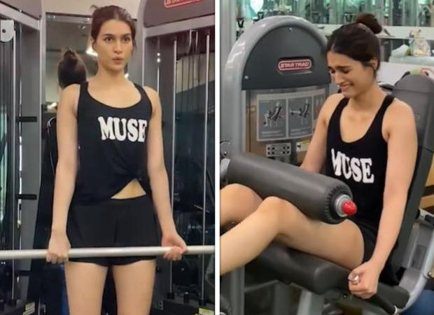 Kriti Sanon shares a glimpse of her 'Leg Day' with a hilarious twist! Check it out!