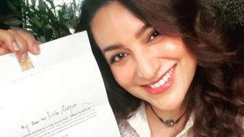Tisca Chopra gets a letter of appreciation from Amitabh Bachchan for her book, ‘What’s Up With Me?’