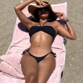 Esha Gupta flaunts her perfect curves in a black bikini