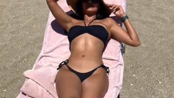 Esha Gupta flaunts her perfect curves in a black bikini