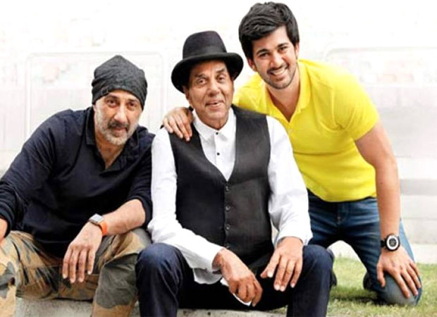"You are as humble as your great grandmother", says Dharmendra as he shares a video of Karan Deol obliging his fans for pictures