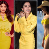 COLOUR OF THE WEEK: YELLOW – From chic dresses to bikini, Shilpa Shetty, Rashmika Mandanna, Kiara Advani shine bright