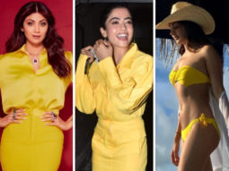 COLOUR OF THE WEEK: YELLOW – From chic dresses to bikini, Shilpa Shetty, Rashmika Mandanna, Kiara Advani shine bright