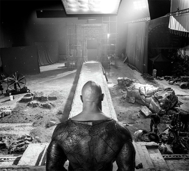 Dwayne Johnson shares a glimpse from the sets of Black Adam - "The hierarchy of power in the DC Universe is changing"