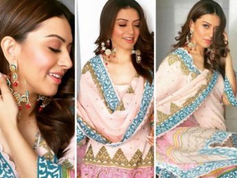 Hansika Motwani is the queen of ethnic prints in Sukriti and Aakriti sharara Hansika Motwani is the queen of ethnic prints in Sukriti and Aakriti sharara