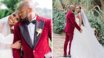 Insecure star Issa Rae marries her long time beau Louis Diame; dons gorgeous white wedding gown custom-made by Vera Wang