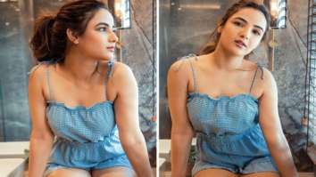Jasmin Bhasin is a sweetheart like Cinnamon in her blue comfy jumpsuit