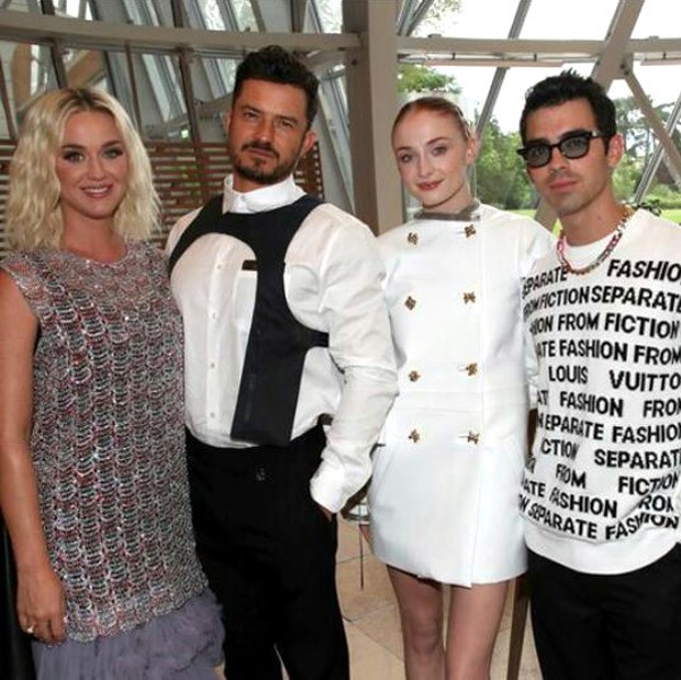 Katy Perry, Orlando Bloom, Sophie Turner and Joe Jonas are stylish couple goals at Louis Vuitton Parfum dinner