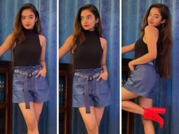 Khatron Ke Khiladi 11: Anushka Sen exudes ultimate diva energy as she dons red boots and black turtle neck top