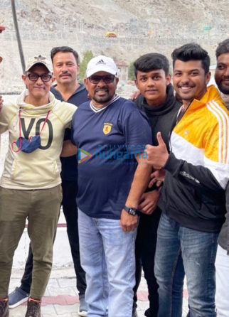 On The Sets Of The Laal Singh Chaddha