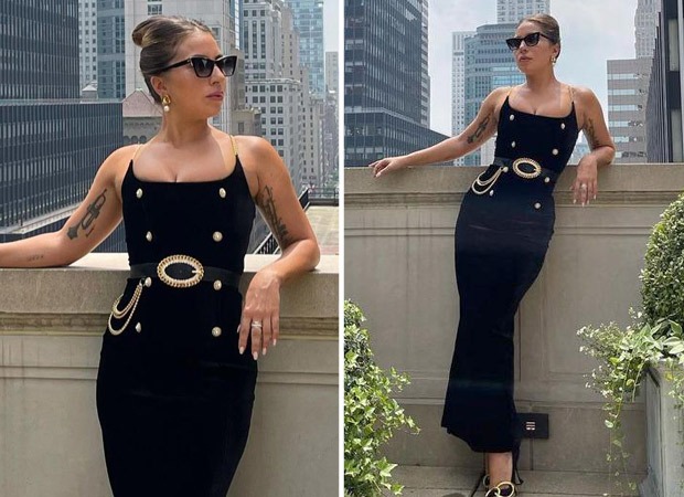 slim fit dress slacks Black Lady Gaga Velvet Prom Celebrity Dress Evening Gown Golden Globes –  Hoprom main image 0
