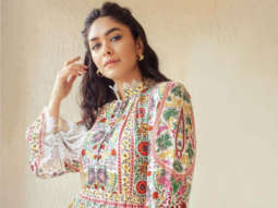 Mrunal Thakur stuns in multi-coloured floral printed mini dress for Toofaan promotions